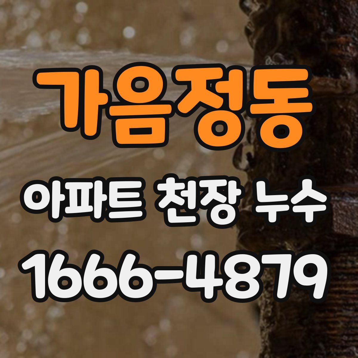 가음정동 아파트 천장 누수