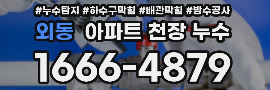 외동 아파트 천장 누수