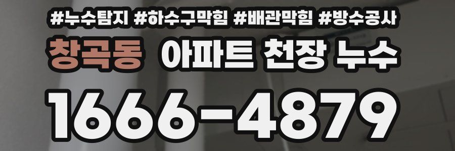 창곡동 아파트 천장 누수