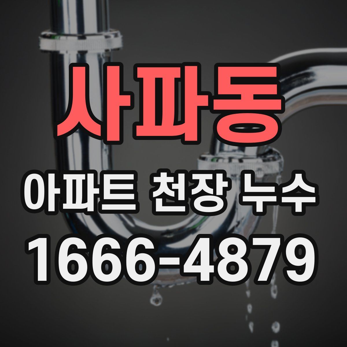 사파동 아파트 천장 누수