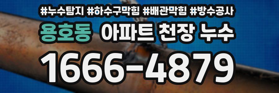 용호동 아파트 천장 누수