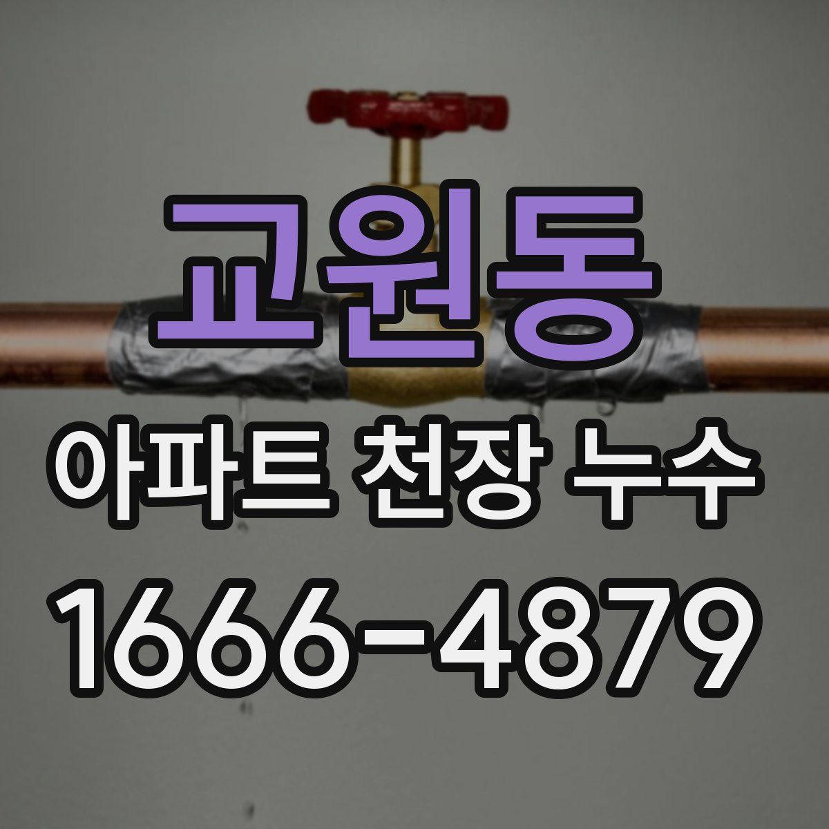 교원동 아파트 천장 누수