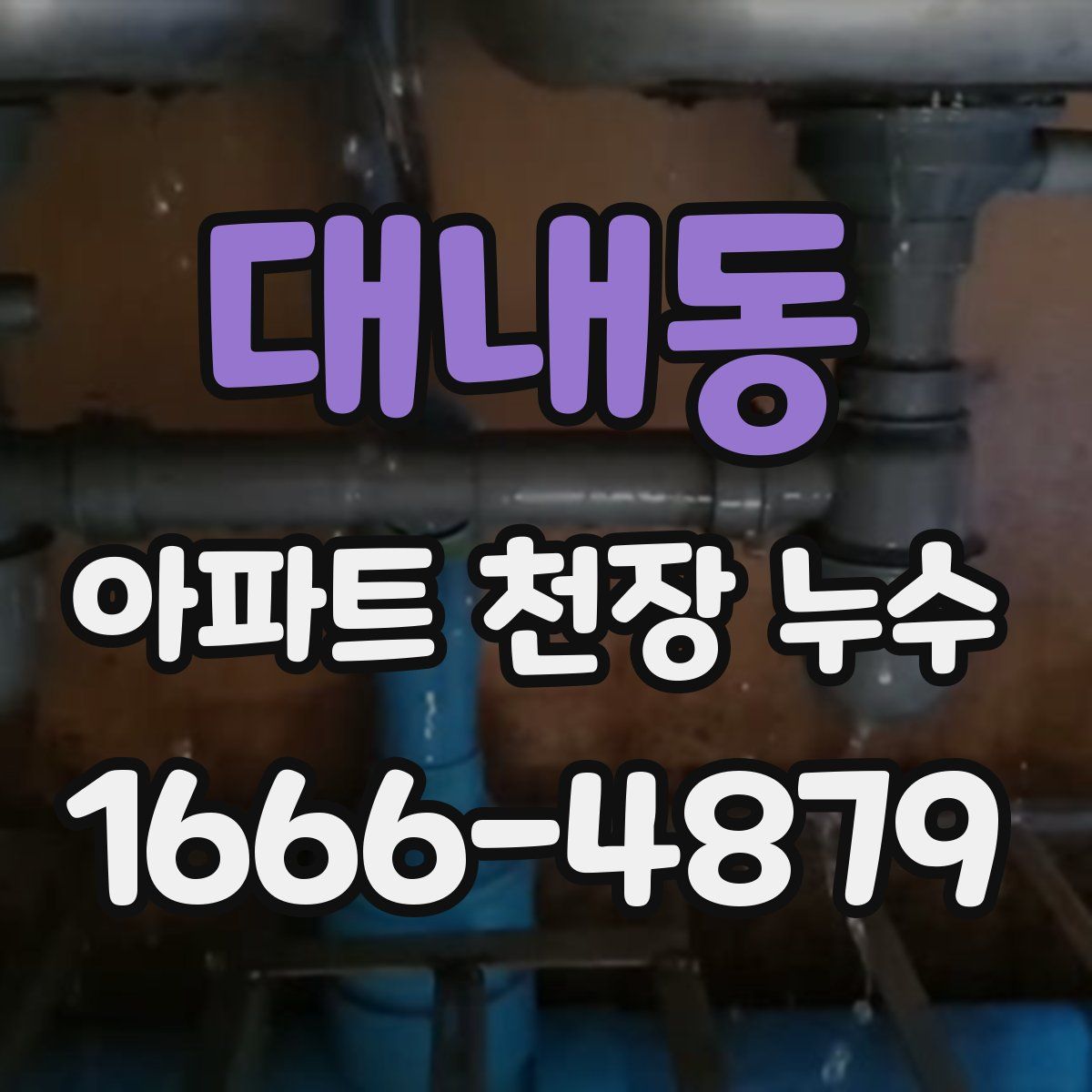 대내동 아파트 천장 누수