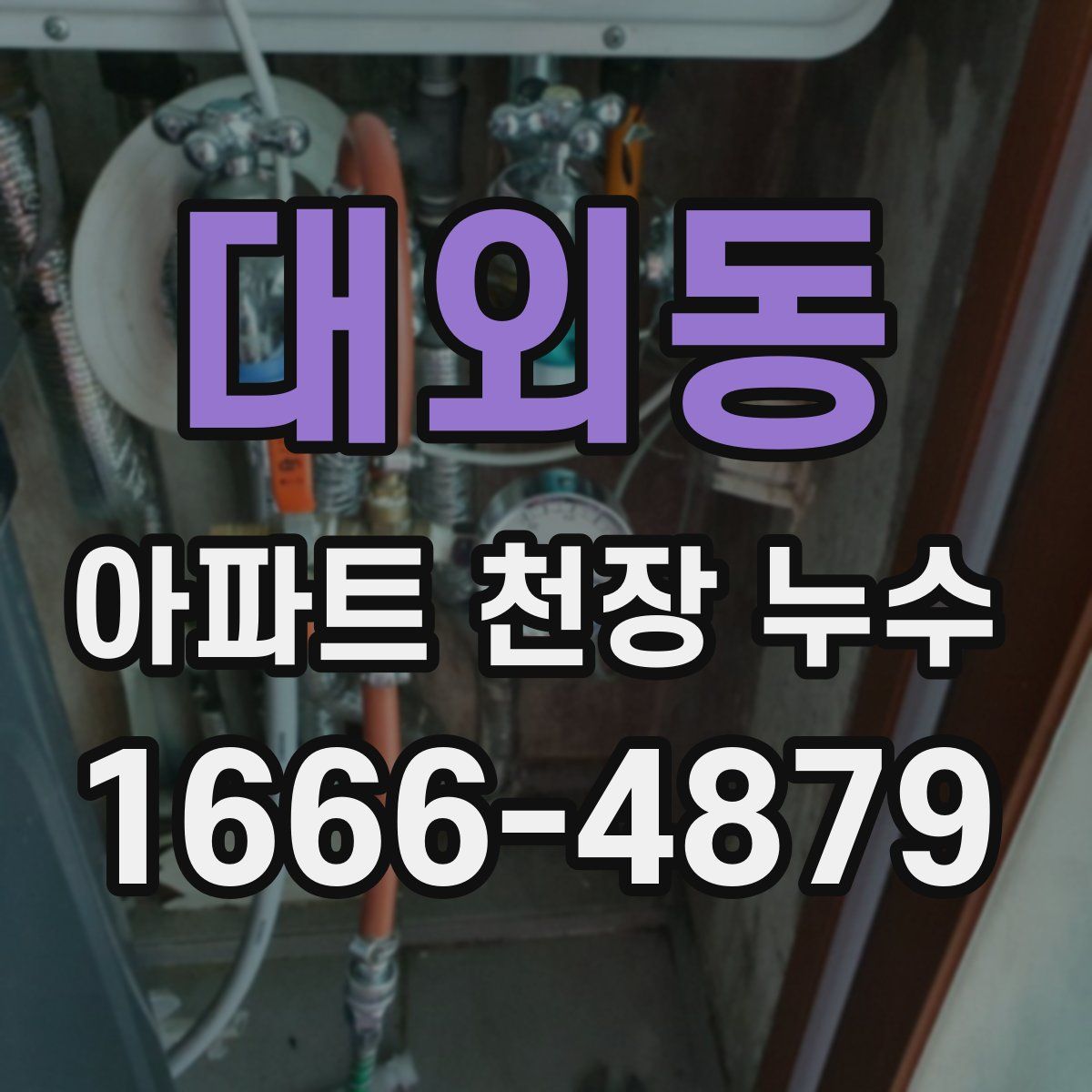 대외동 아파트 천장 누수