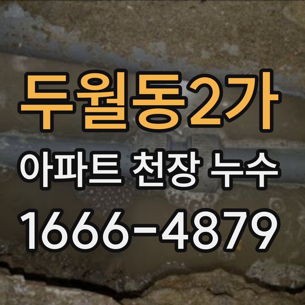 두월동2가 아파트 천장 누수