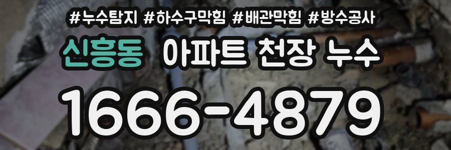 신흥동 아파트 천장 누수