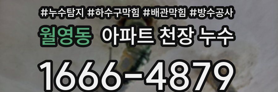 월영동 아파트 천장 누수