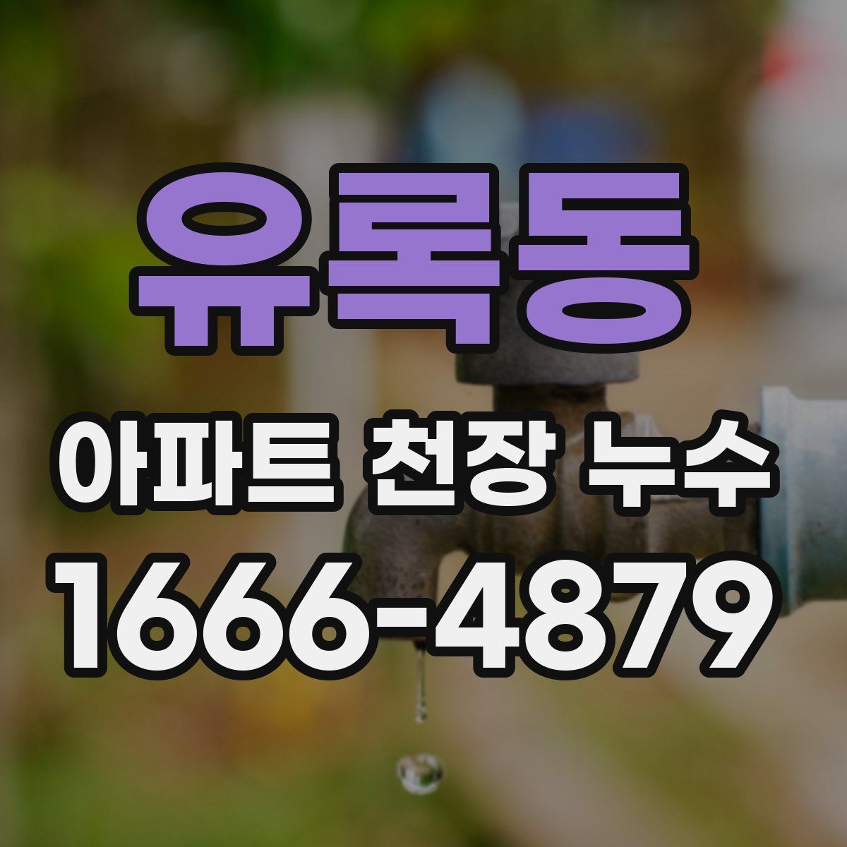 유록동 아파트 천장 누수