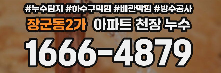 장군동2가 아파트 천장 누수