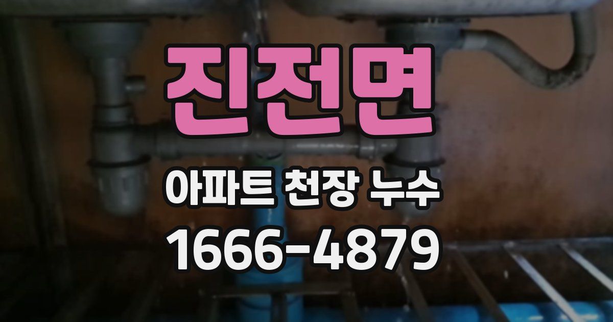 진전면 아파트 천장 누수