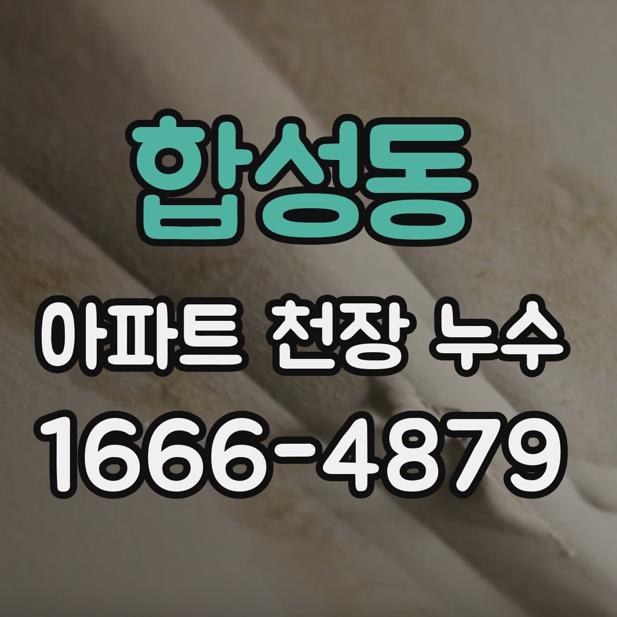 합성동 아파트 천장 누수