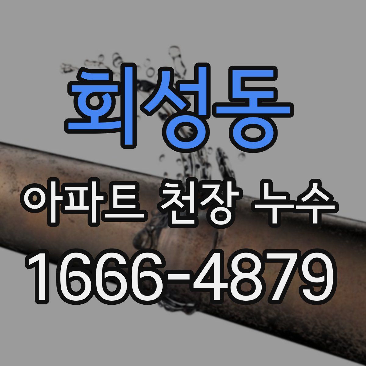 회성동 아파트 천장 누수