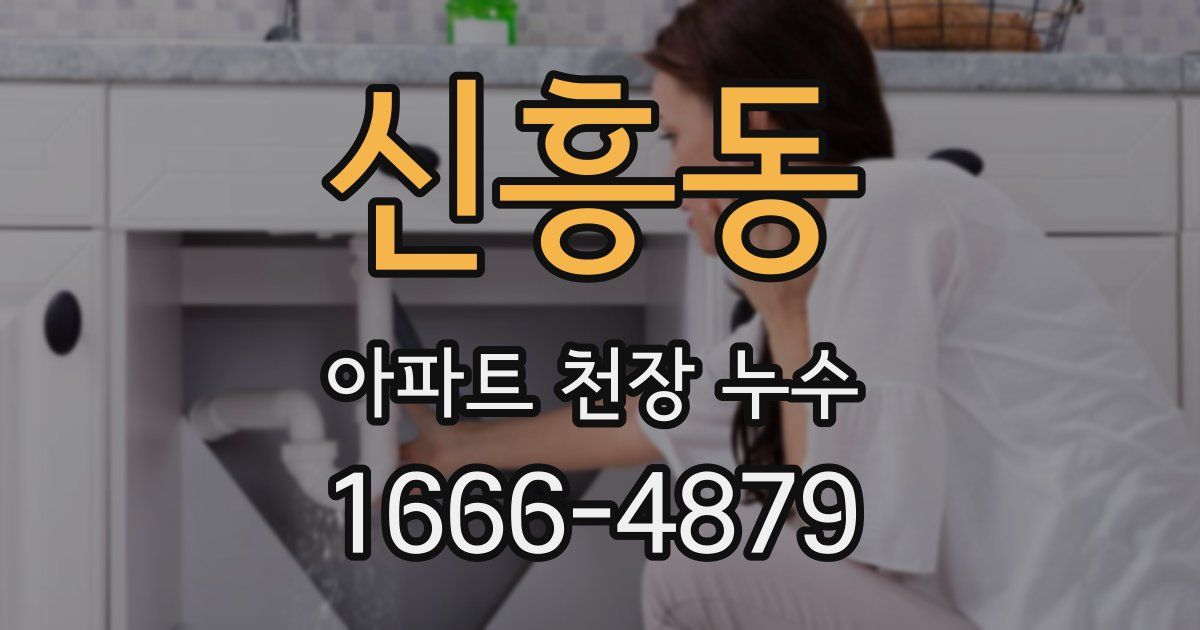 신흥동 아파트 천장 누수