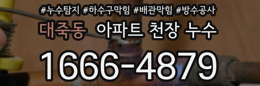 대죽동 아파트 천장 누수