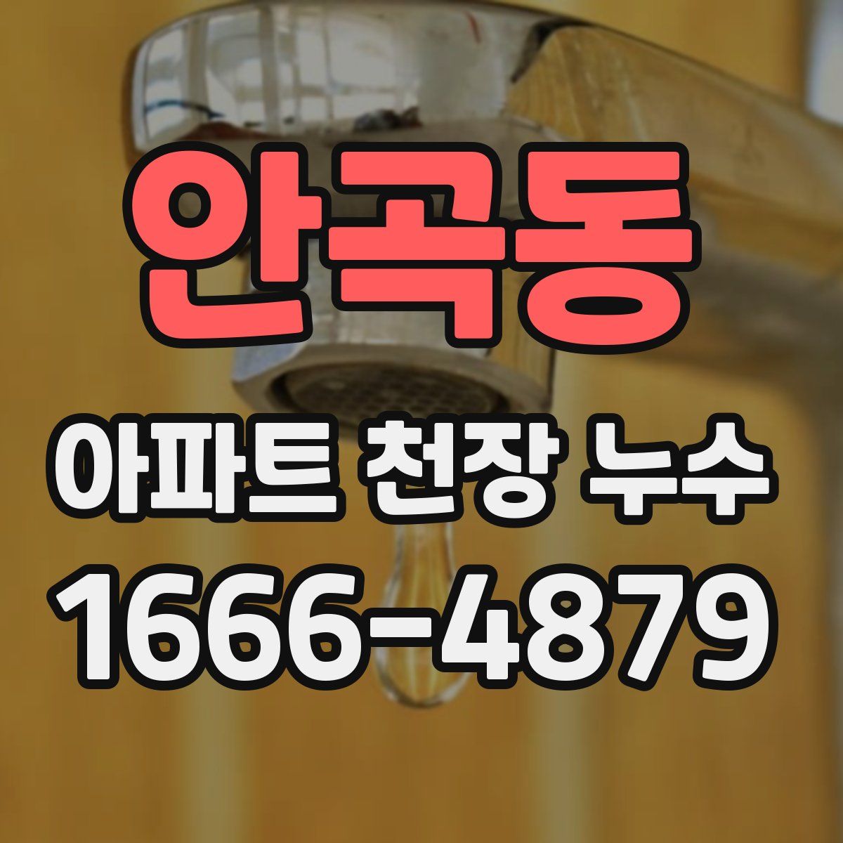 안곡동 아파트 천장 누수