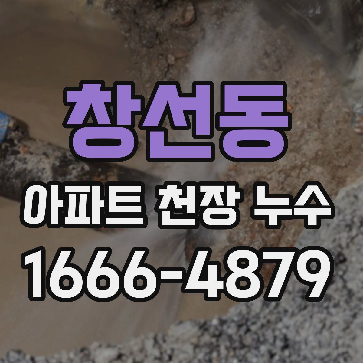창선동 아파트 천장 누수