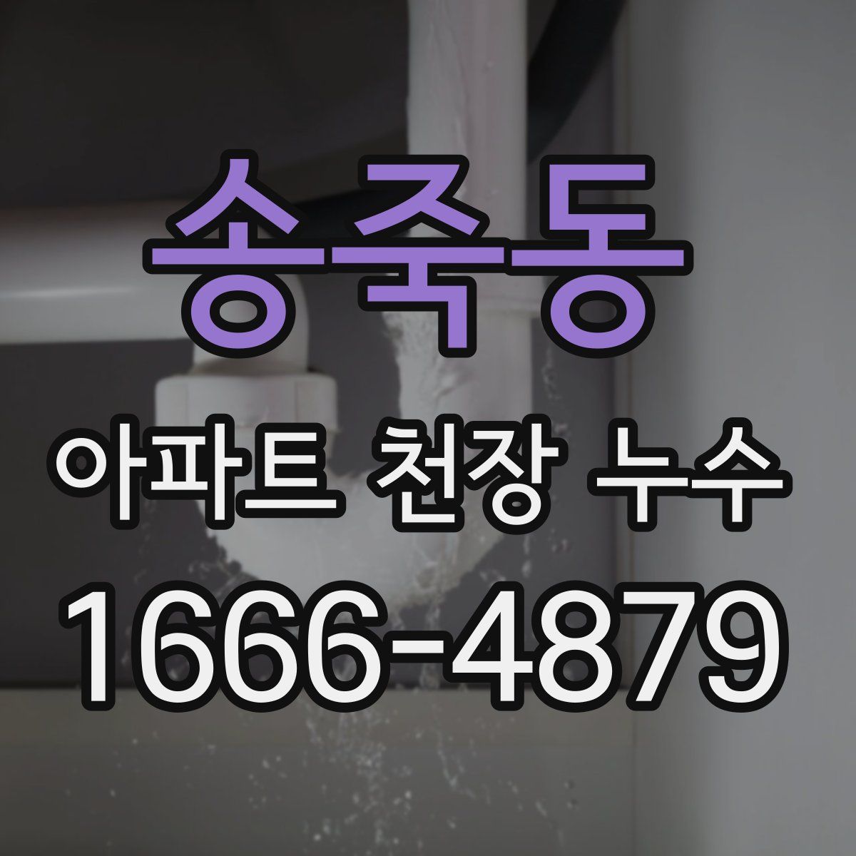 송죽동 아파트 천장 누수