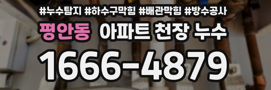 평안동 아파트 천장 누수