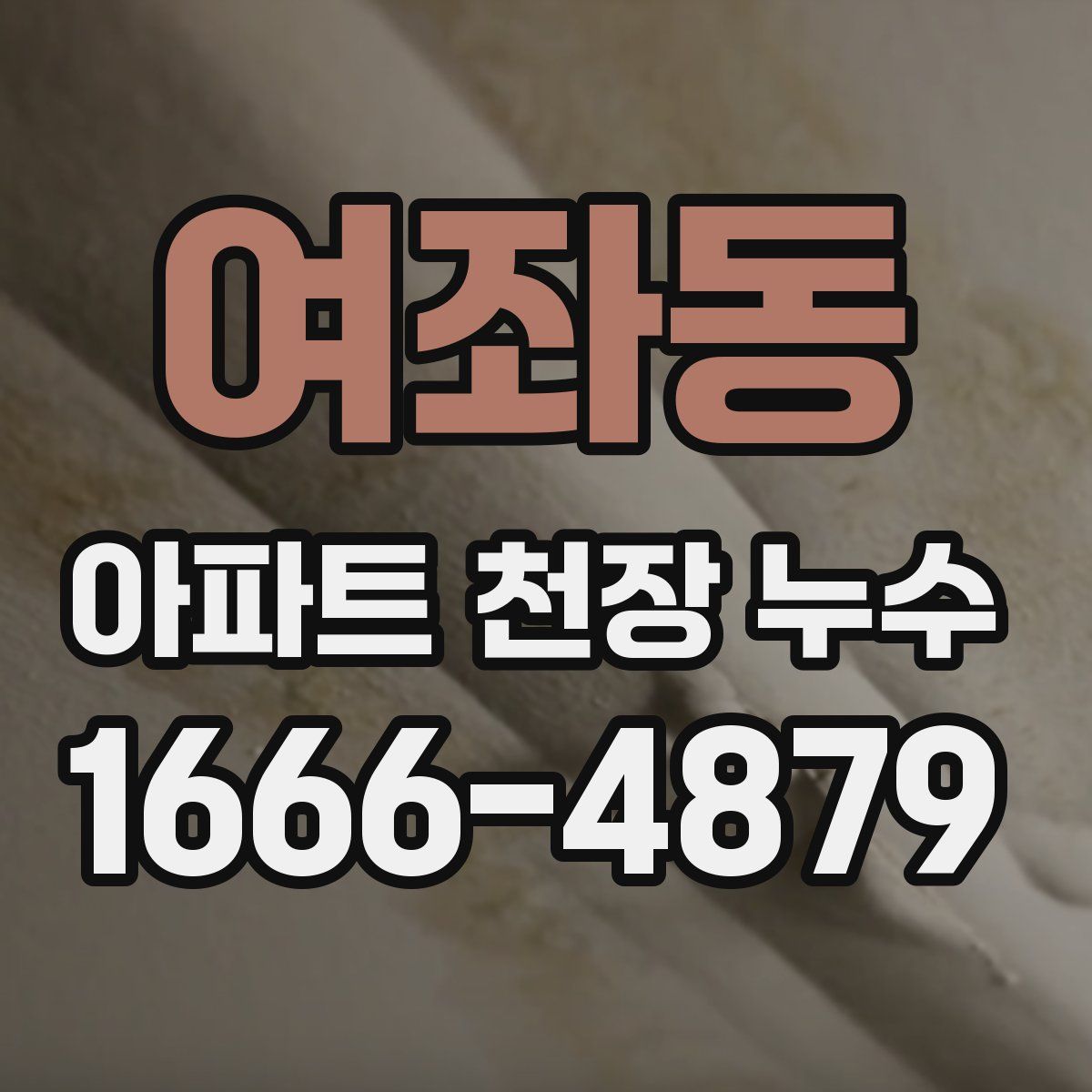 여좌동 아파트 천장 누수