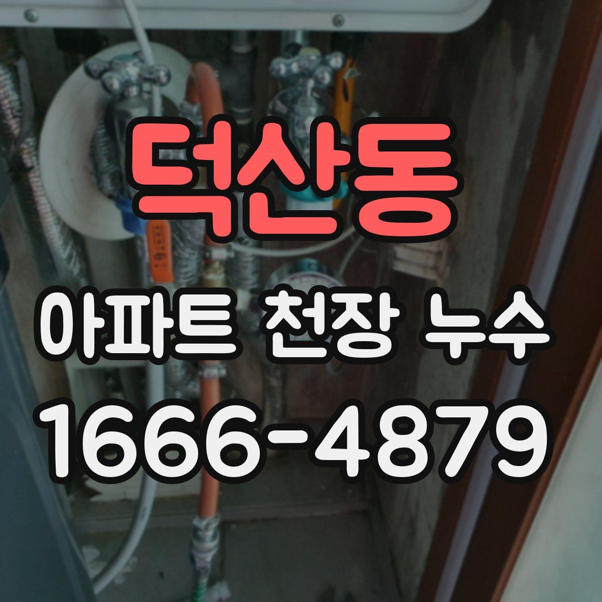 덕산동 아파트 천장 누수