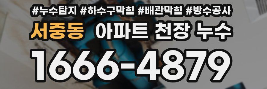 서중동 아파트 천장 누수