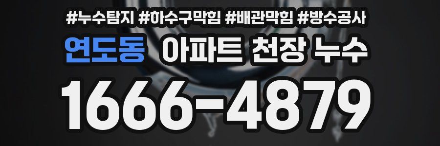 연도동 아파트 천장 누수