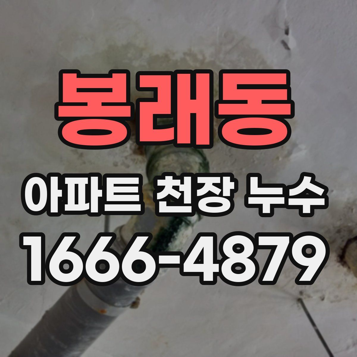 봉래동 아파트 천장 누수