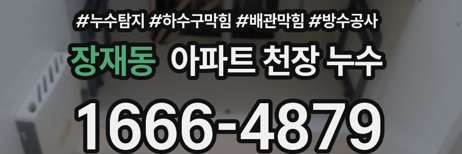 장재동 아파트 천장 누수