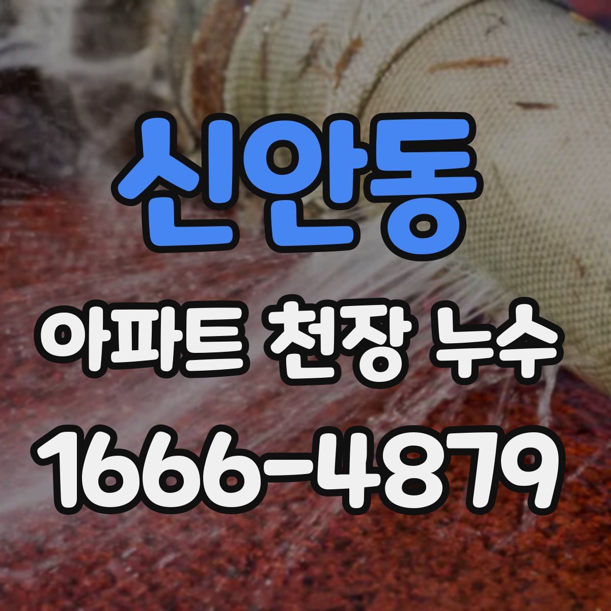 신안동 아파트 천장 누수