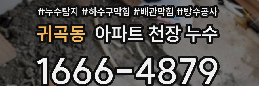 귀곡동 아파트 천장 누수