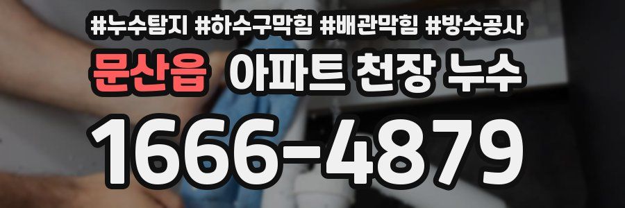 문산읍 아파트 천장 누수