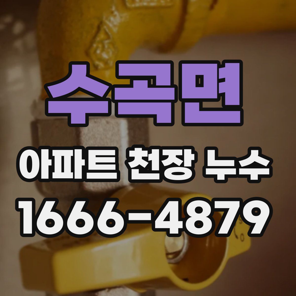 수곡면 아파트 천장 누수