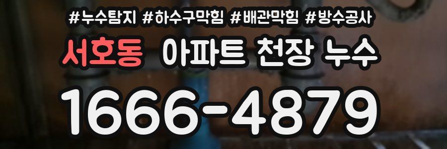 서호동 아파트 천장 누수