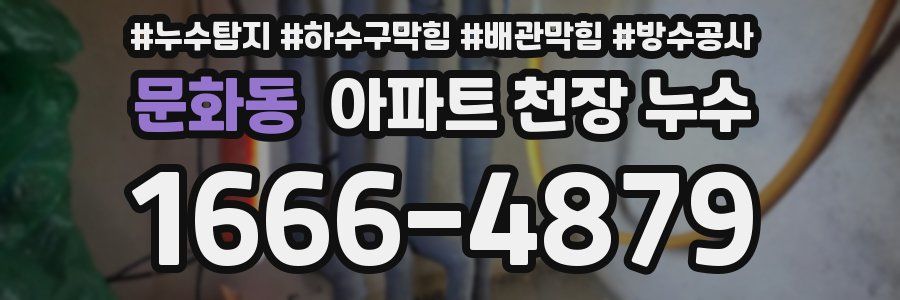 문화동 아파트 천장 누수