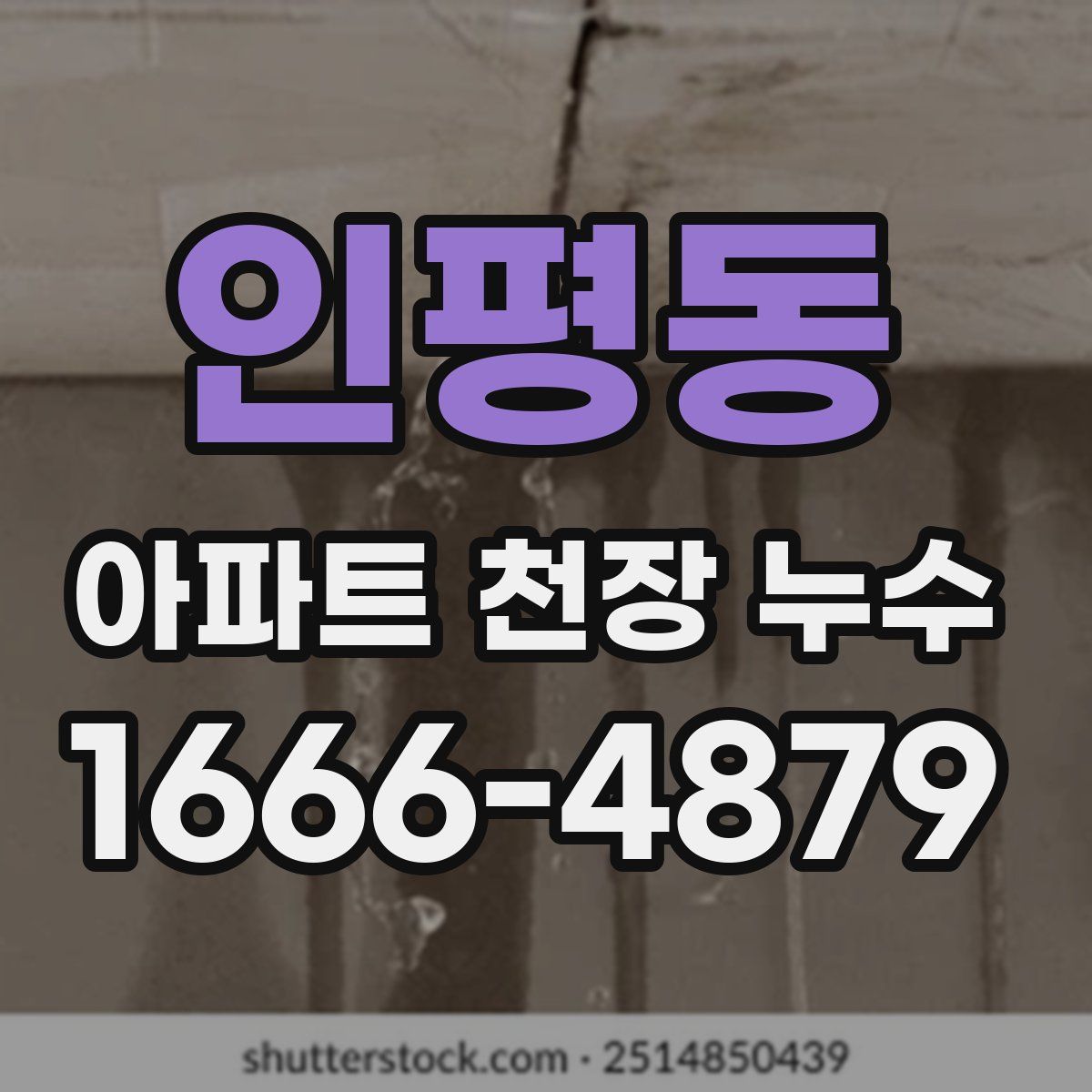 인평동 아파트 천장 누수