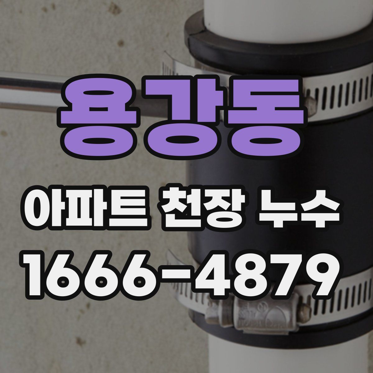 용강동 아파트 천장 누수
