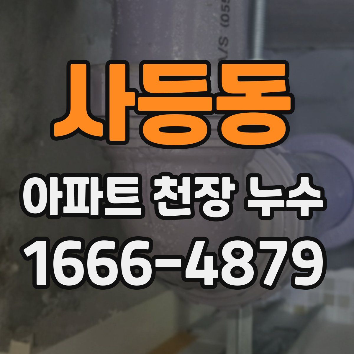 사등동 아파트 천장 누수