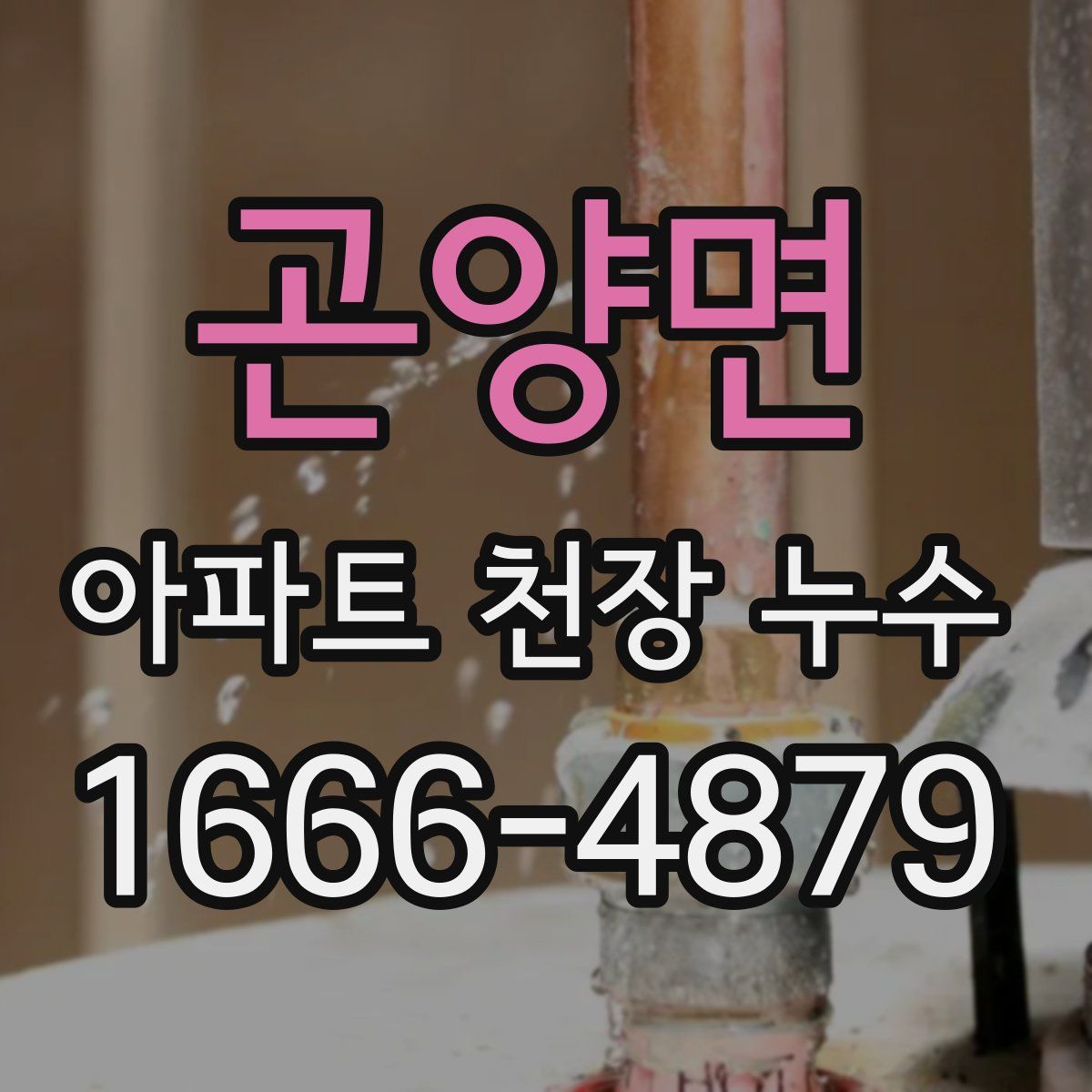 곤양면 아파트 천장 누수