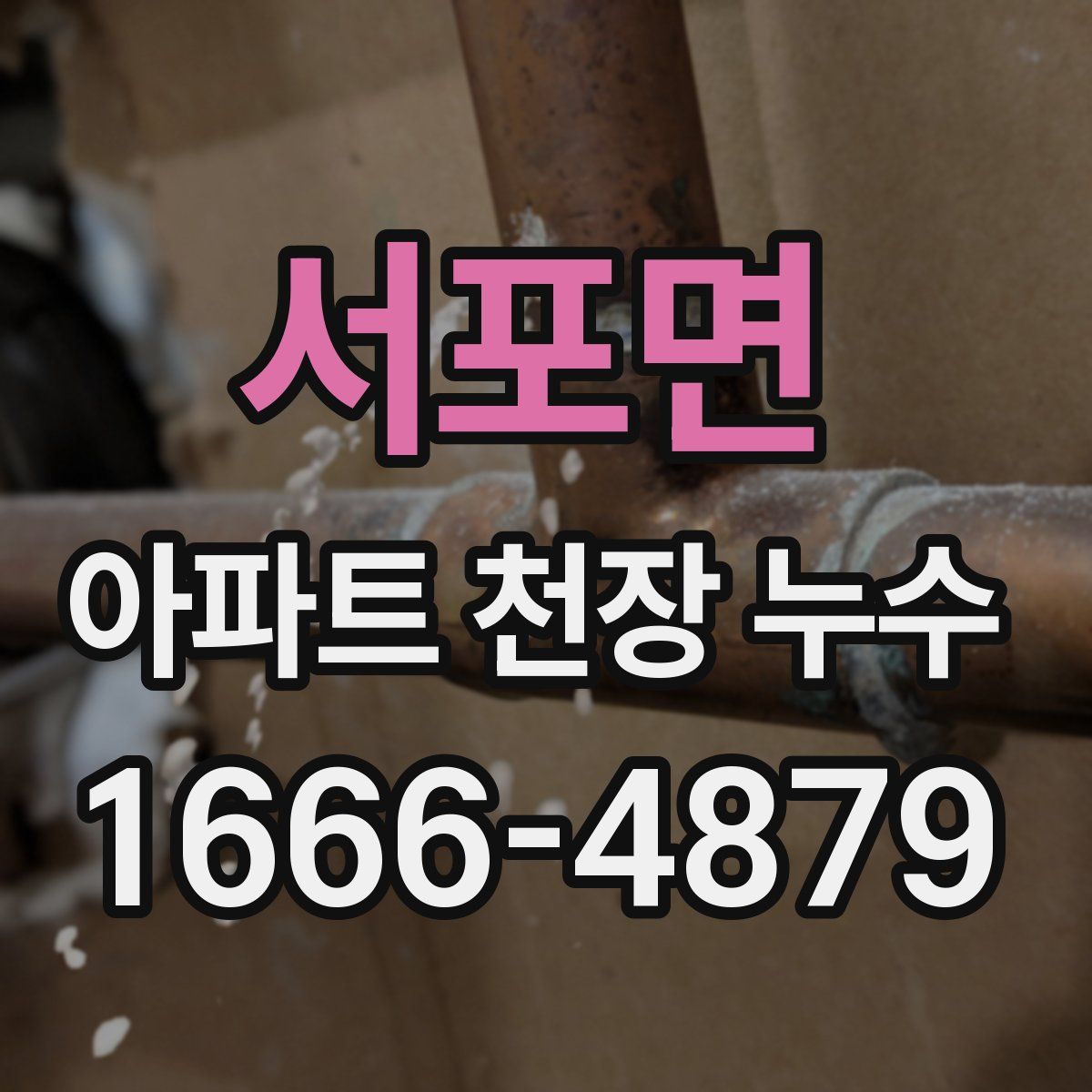 서포면 아파트 천장 누수