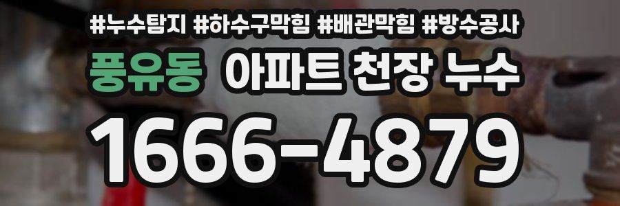풍유동 아파트 천장 누수