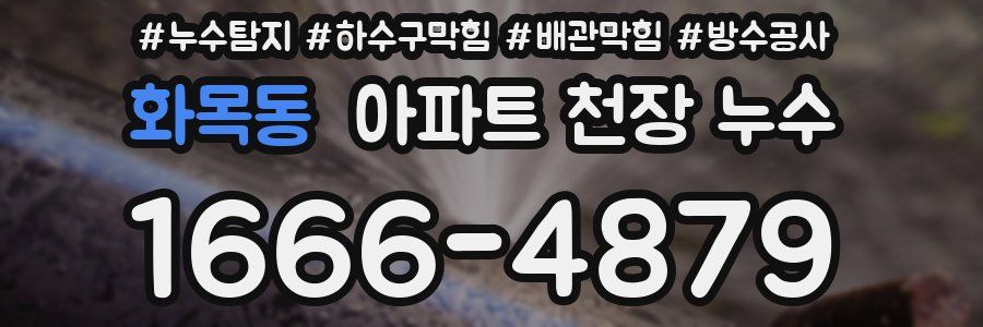화목동 아파트 천장 누수