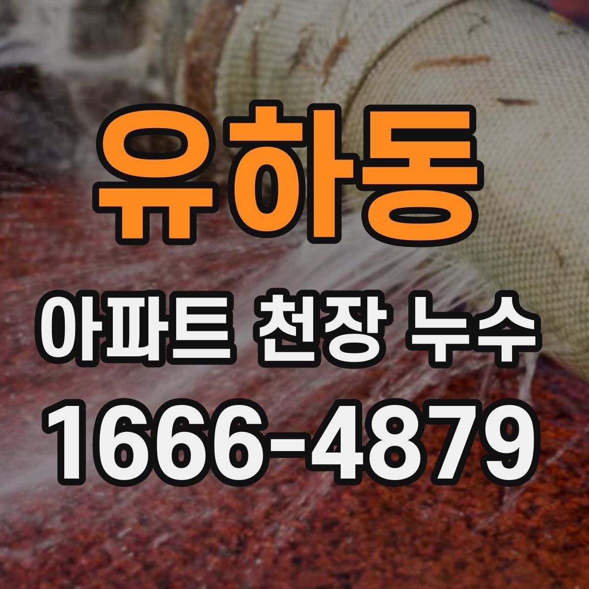 유하동 아파트 천장 누수