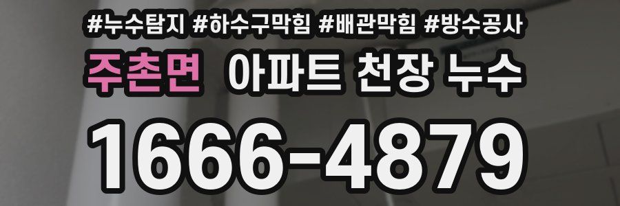 주촌면 아파트 천장 누수