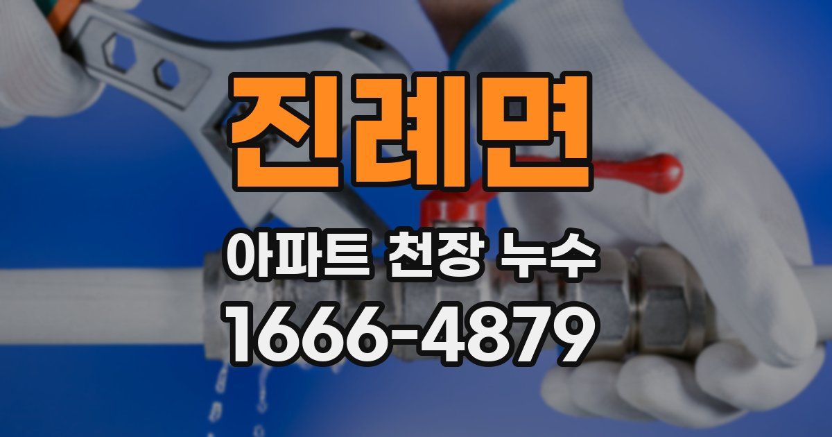 진례면 아파트 천장 누수