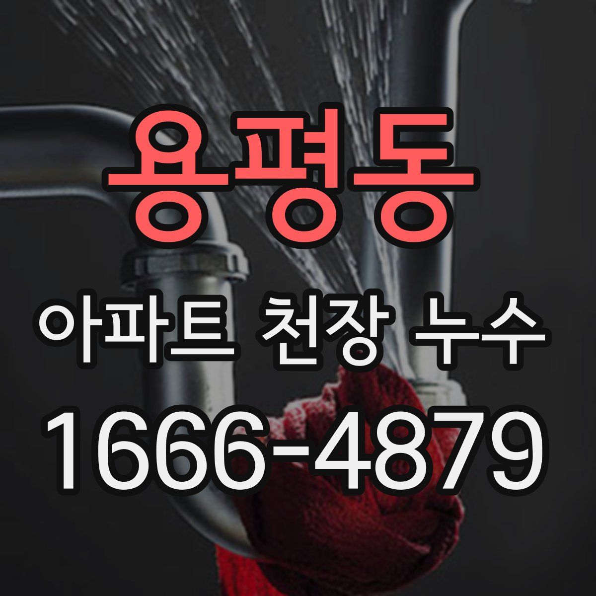 용평동 아파트 천장 누수
