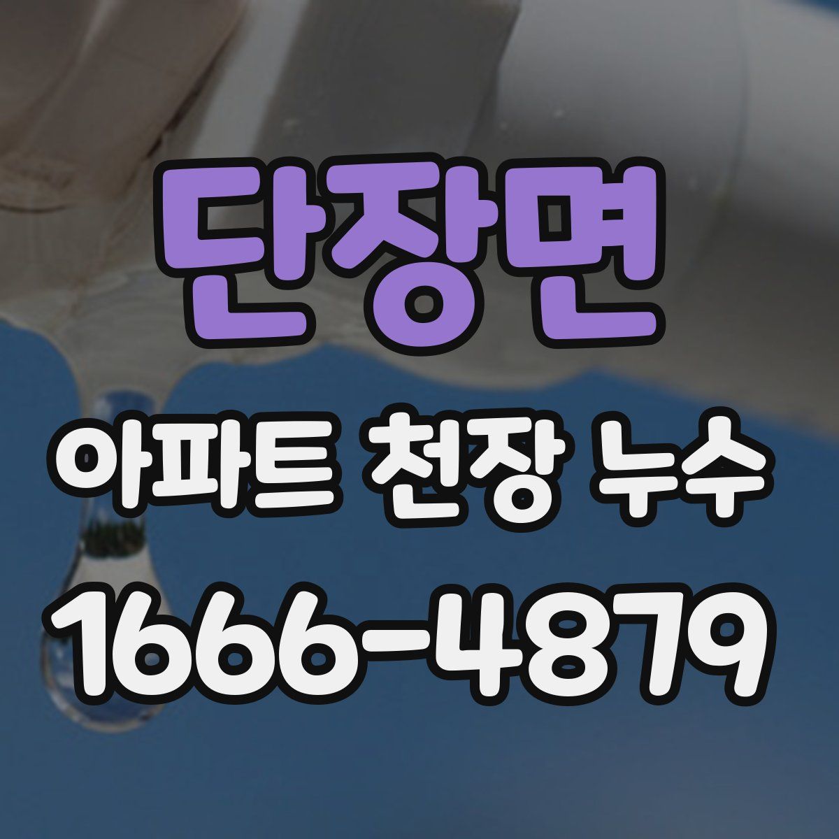 단장면 아파트 천장 누수