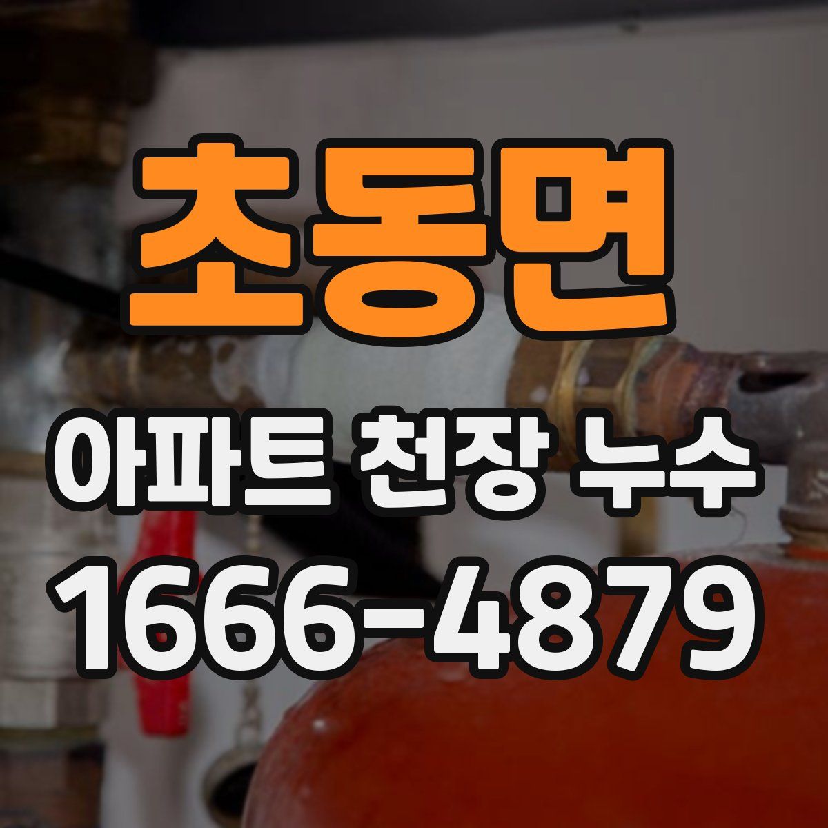 초동면 아파트 천장 누수
