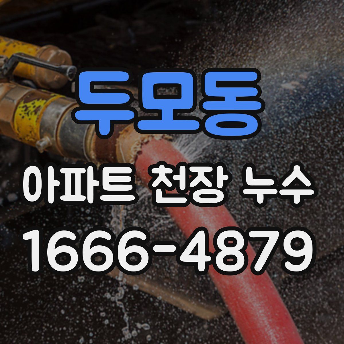 두모동 아파트 천장 누수
