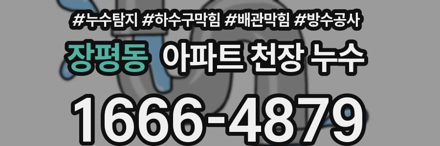 장평동 아파트 천장 누수