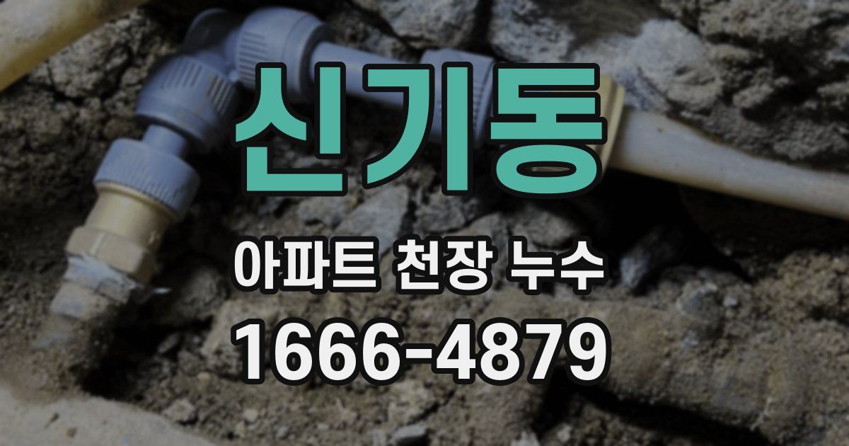 신기동 아파트 천장 누수